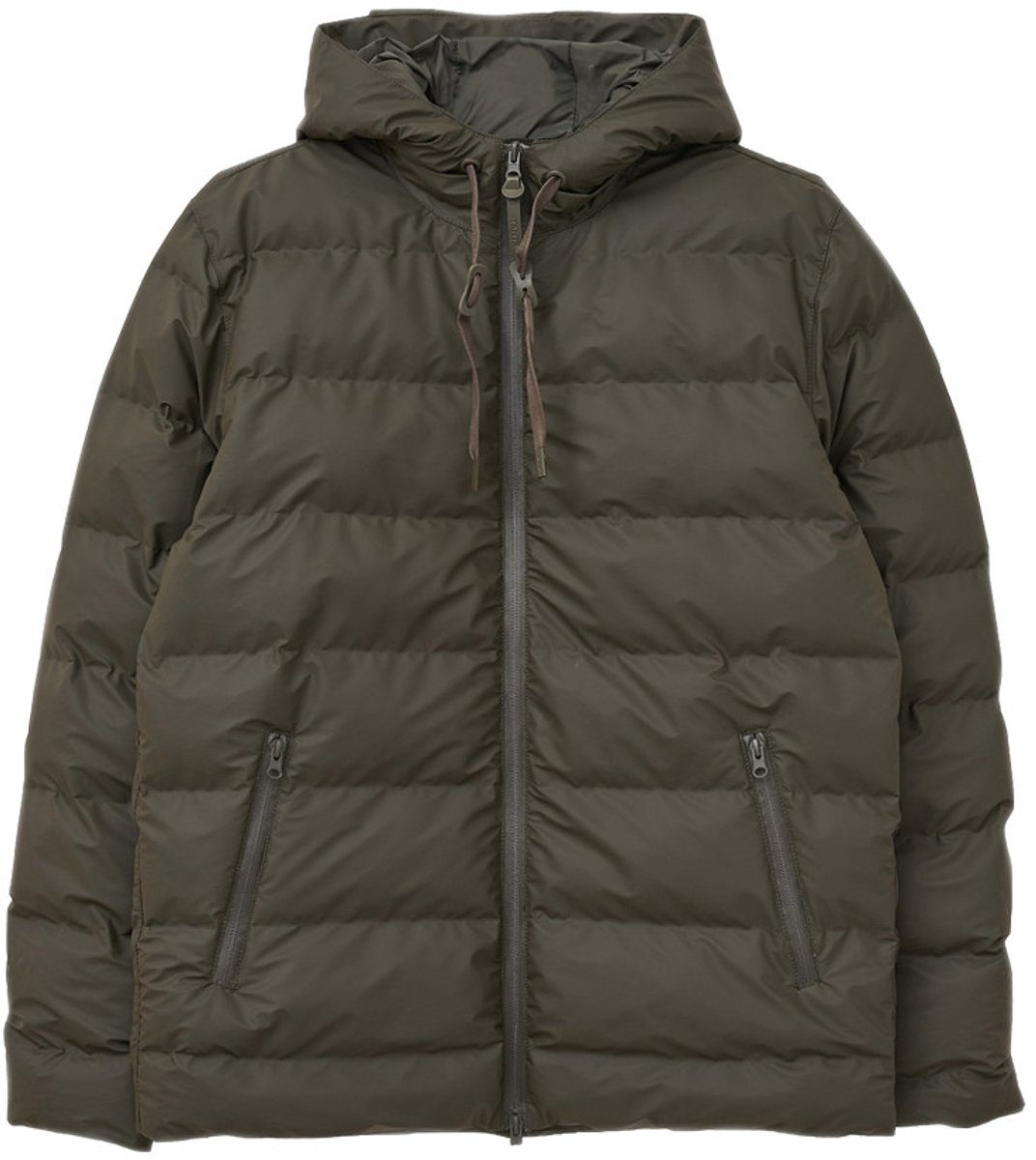 Khaki gewatteerde heren winterjas Hrom van Tantä XXL
