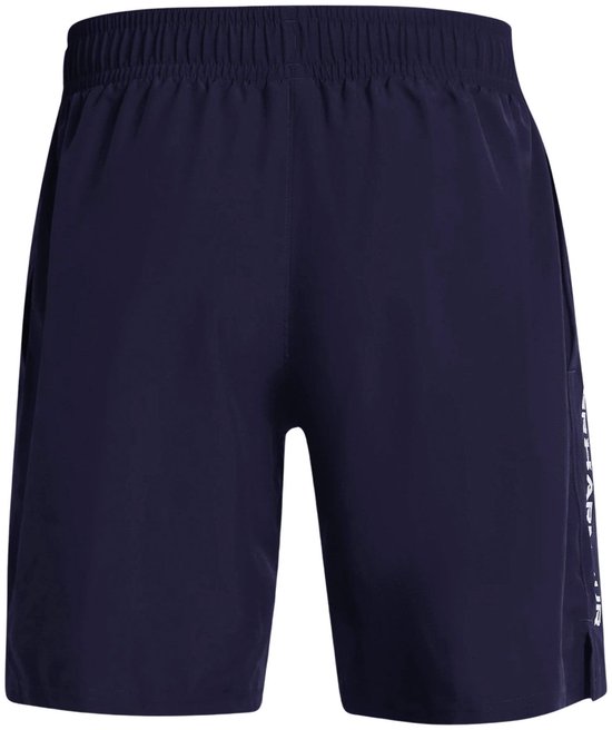Under Armour UA Woven Wdmk Shorts Heren Sportbroek - Blauw - Maat XXL | bol
