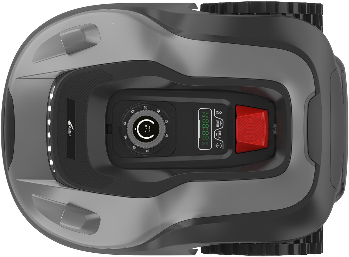 Afbeelding 2 van Zoef Robot - Robotmaaier Hans 2000m² - Robotgrasmaaier met Robotgrasmaaier met Super Wifi en App - Grasmaaier - Robotmaaier - Ultrasonisch obstakelherkenning