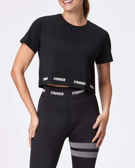 Stronger - T-shirt court Epic - Femme - Zwart - Taille XS