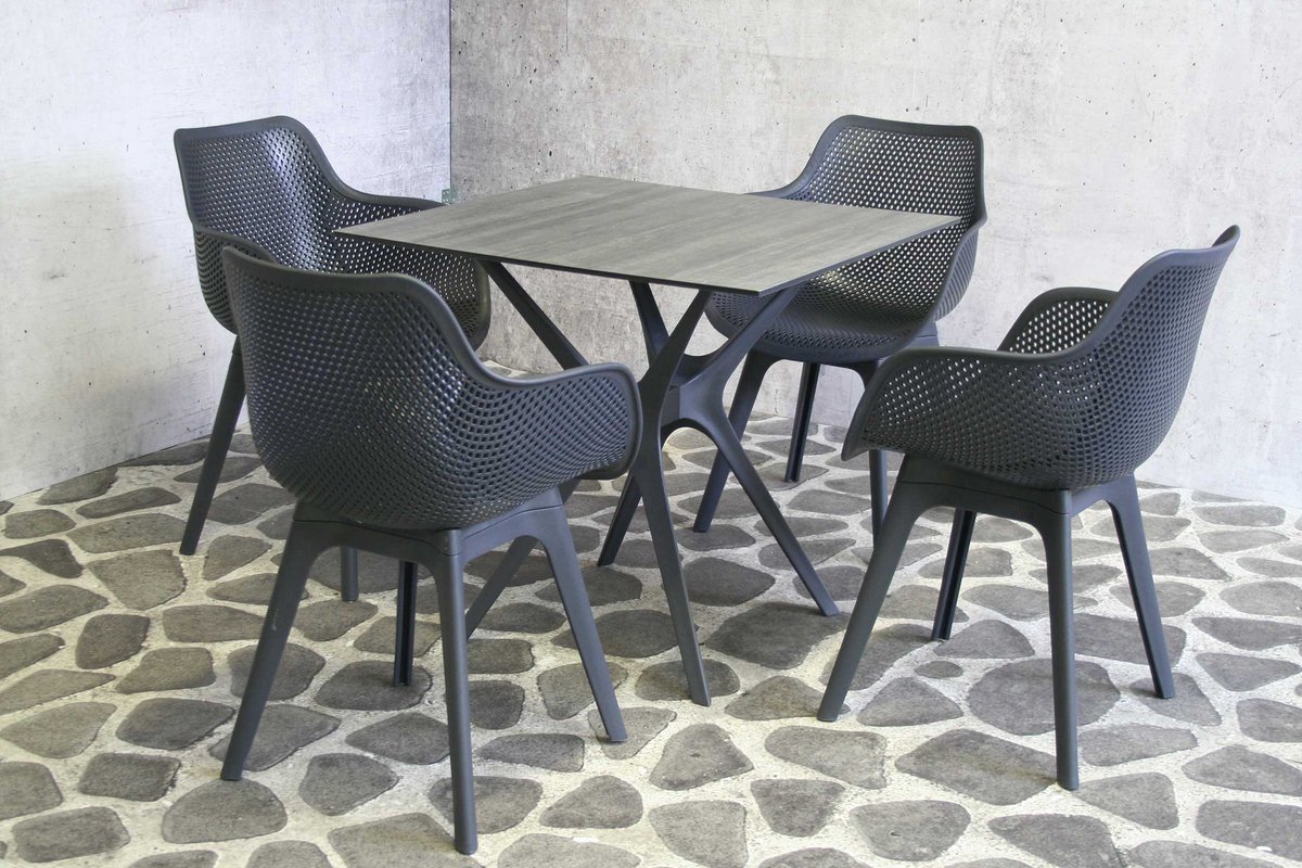 Sens-Line Jasper Garden Chair Plastic Grey