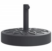 Bol.com vidaXL Parasolvoet - Rond - 25 kg - Geschikt voor 38/48 mm Parasolvoet - Parasolbasis - Tuindecoratie - Terras Decoratie... aanbieding