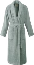 PandaHome - Badjas unisexe - Badjas 100% Katoen - XL - Vert menthe - Éponge de Katoen - Peignoir - Col châle - Badjas femme - Badjas homme - Badjas femme et homme - Taille XL