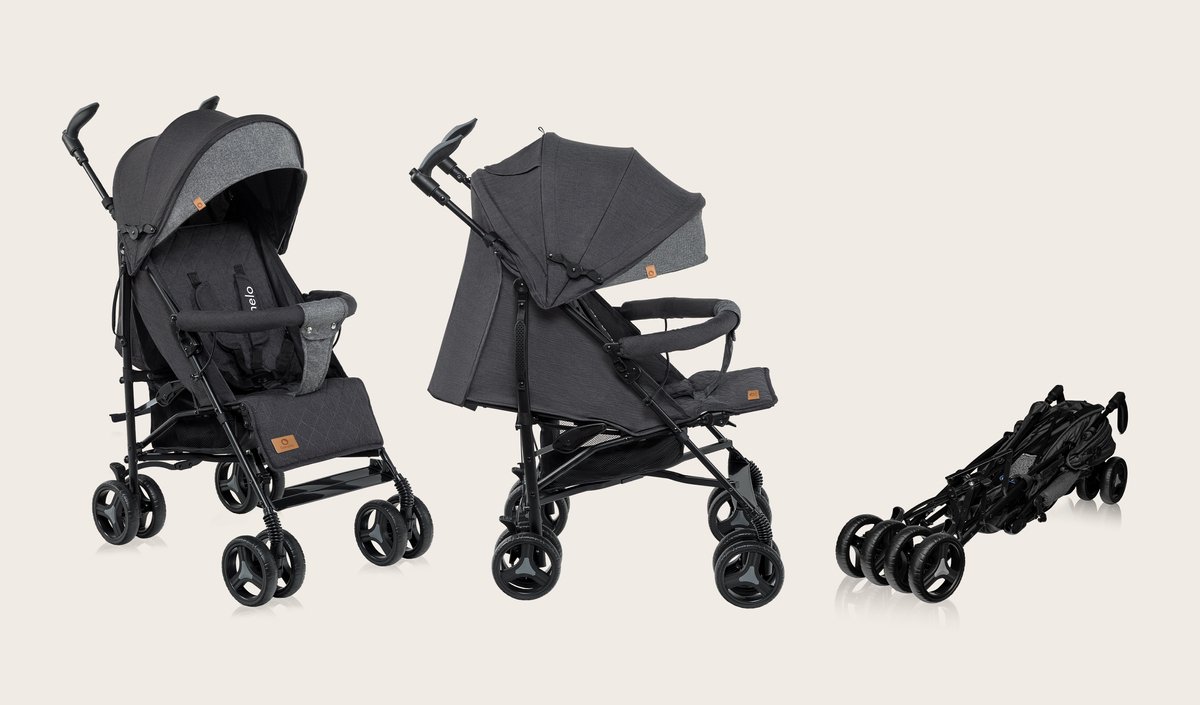 Lionelo Irma - Buggy - Wandelwagen - Duurzame en Lichte 7kg Kinderwagen - Geschikt voor Kinderen tot 15 kg - Geveerde wielen - 360° - van 6 maanden tot 5 jaar - Opbergmand - Verstelbare handgreep - Snel inklapsysteem - Compact formaat - Muskietennet – foto 5