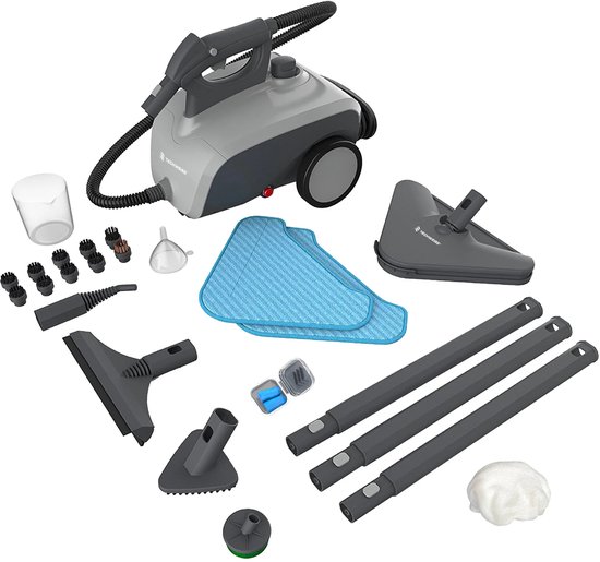 Nettoyeur vapeur Techweise 16 en 1 - 45 minutes de vapeur - 4 bars - Nettoyeur de tapis - Machine de nettoyage - Nettoyant anti-taches