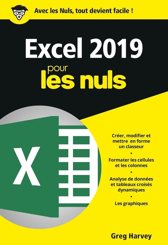 Excel 2019 Poche pour les Nuls - cover