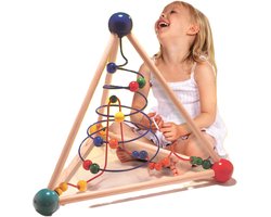 Kralenspiraal houten 60x60x – actiefiguren
