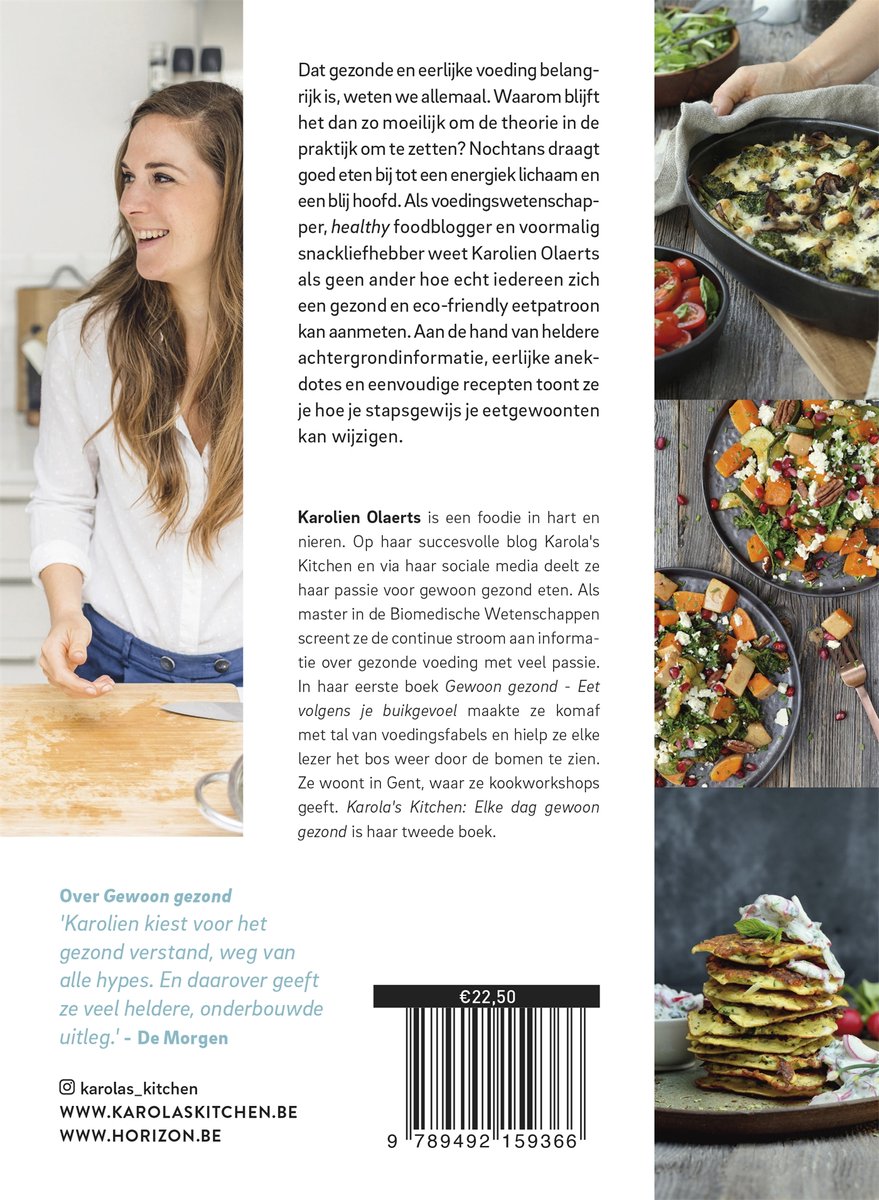 Karola's kitchen - back cover