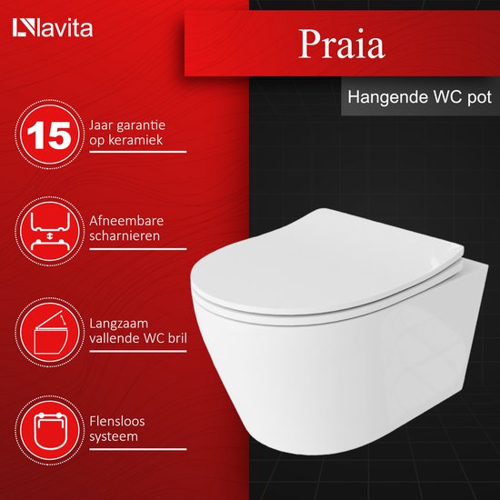 Lavita LAV 101 a 40 cm telaio di sostegno + WC Sofi Slim Gold/White senza bordo + pannello di controllo LAV 200.4.1 Bianco | | Leroy Merlin
