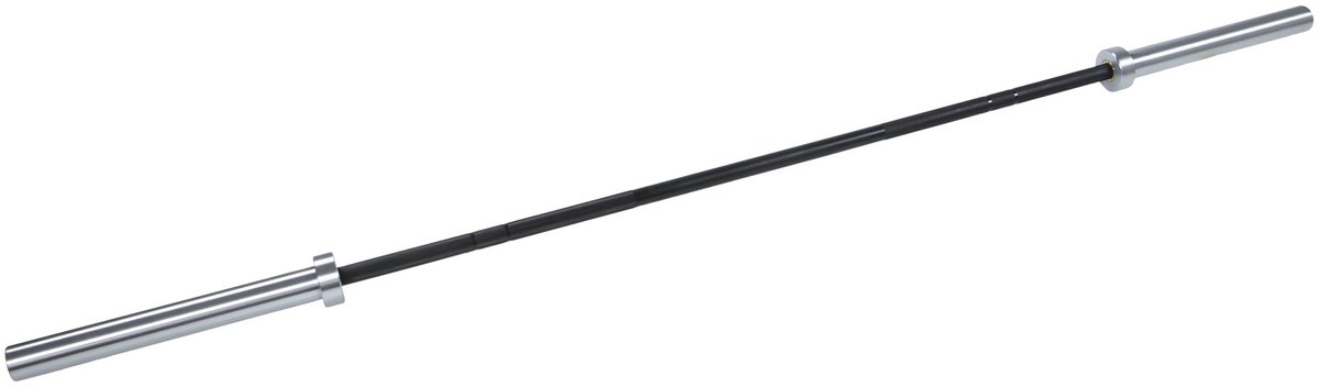 Lifemaxx Crossmaxx Olympische Halterstang - 220 cm (50 mm) - Zwart
