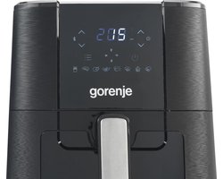 Gorenje AF1350DWB Enkel 5,4 l Vrijstaand 1350 W Heteluchtfriteuse Zwart
