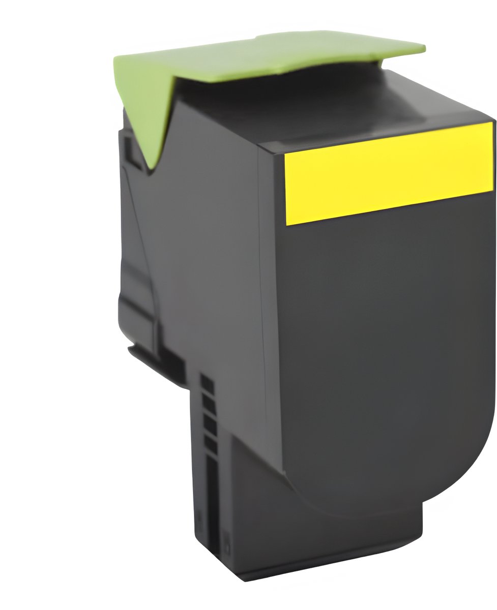 Toner geschikt voor Lexmark 702HC | 1x Geel geschikt voor Lexmark 70C2HK0 - 702HK - 700H1 - 70C2HY0702HM70C2HM0 70C2HC0 - 702HC - 700H2 - 700H3 - 702HY - 700H4 - CS310dn - CS310n - CS310 Series - CS410dn - CS410dtn - CS410n - CS410 Series