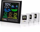 Bol.com National Geographic Weerstation - Incl. 3 Sensoren - Met Kleurendisplay aanbieding