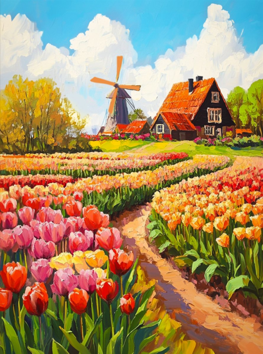 Diamond Painting Bloemen Orchidee