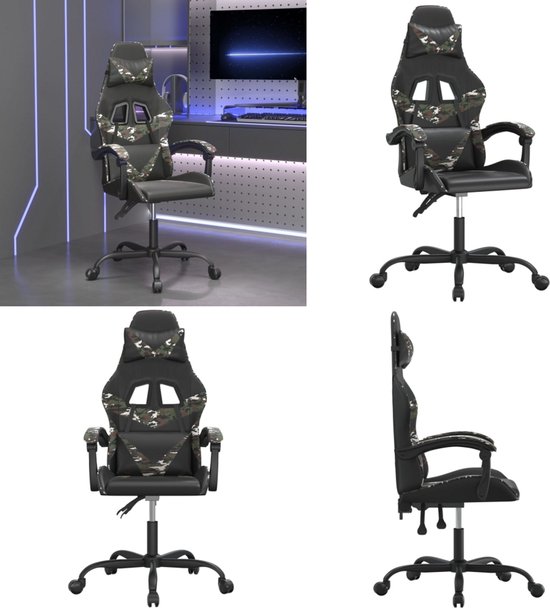 x Rocker Xrocker Video Rocker Gaming stoel 2022085 PU leer lava blauw 80kg