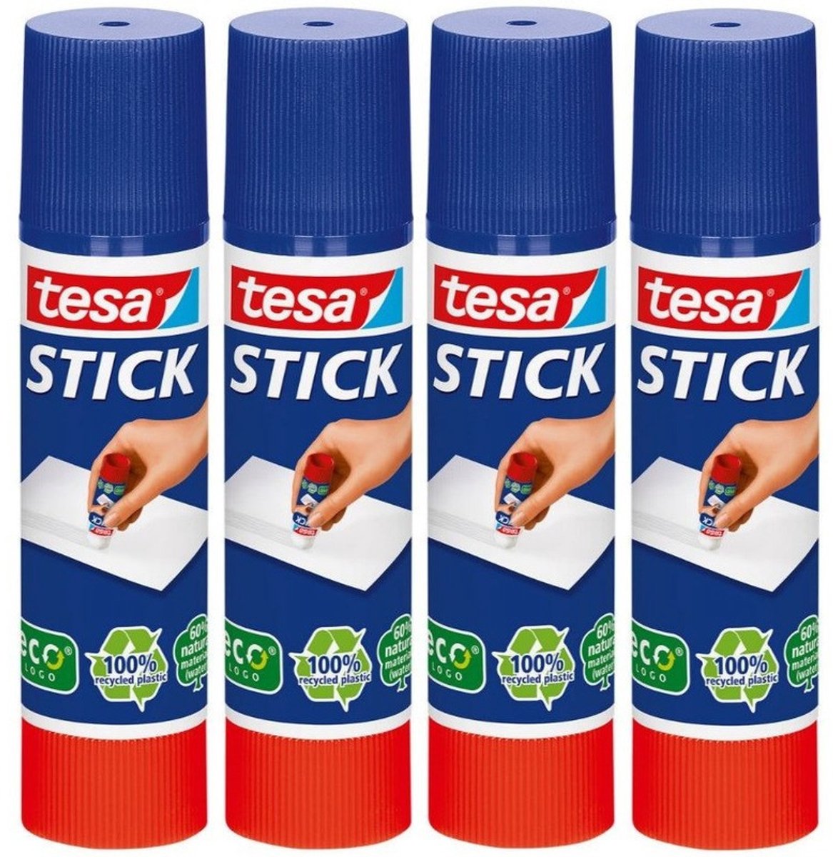 10x Tesa lijm stift knutselbenodigdheden -