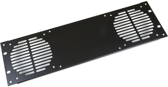 Plaque frontale Penn Elcom G1702 3U, 2 trous pour ventilateur 120 x 120 mm (RG-6339)