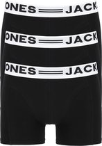 JACK & JONES Set van 3 zwarte boxers voor heren