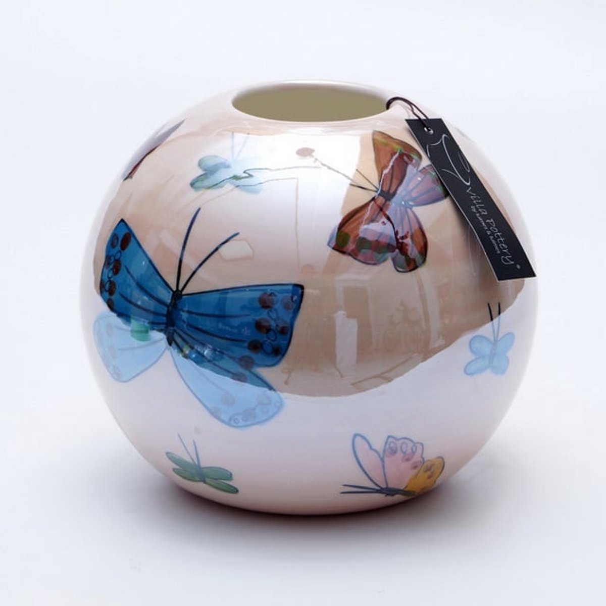Vaas - Villa Pottery - Decoratie - Woondecoratie - Porselein - Waterdicht - Happy Ball E