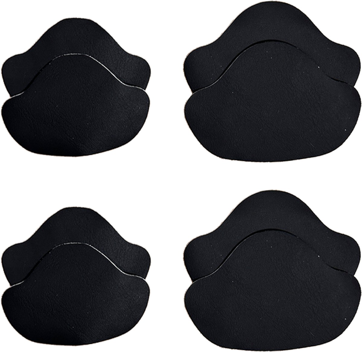 Sodrai Zelfklevende Hielvoering Reparatie Set | Schoen Hak Reparatie Vervanging | Zwart | 8 Stuks | Hielzooltje | Inlegzool | Hielzool | Hakbeschermers| Anti-Slijtage Na Hak | Voetverzorging |