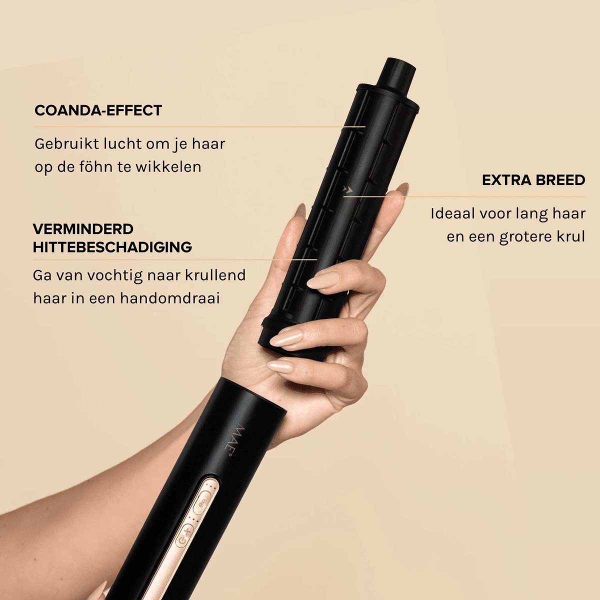 MAE® - Extra Wide Airstylers voor Airstyler II & Pro II - 40mm thumbnail 3