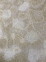 Exclusief behang Profhome 822301 vinylbehang gestempeld in vacht optiek glimmend grijs crèmewit beige 5,33 m2