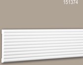 Wandlijst 151374 Profhome Lijstwerk Sierlijst Frieslijst modern design wit 2 m