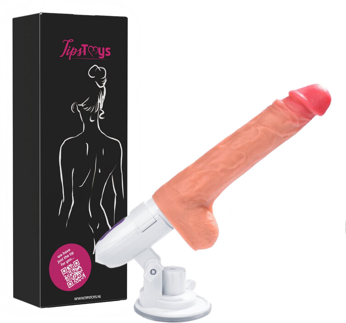 Goedkoopste TipsToys® Seksmachine Vibrerende Vibrator - Dildo Stotende Sexmachine - Seksspeeltje voor Koppels - Sex Toy voor Vrouwen
