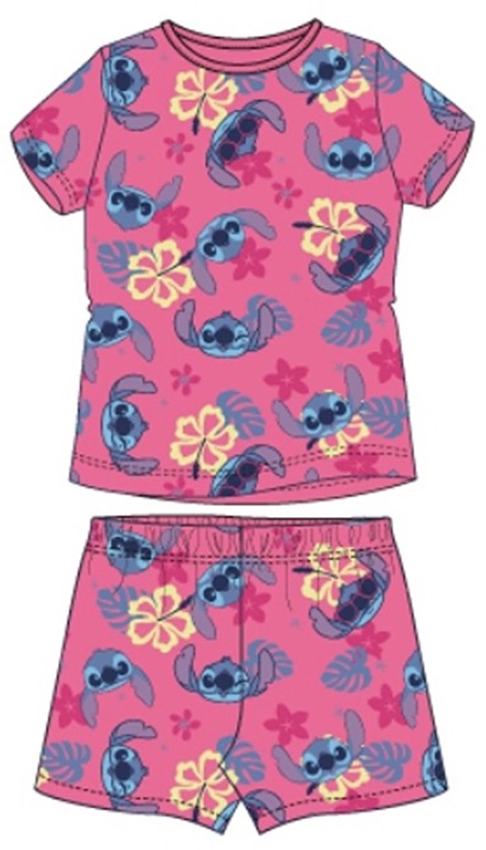Disney Lilo en Stitch Pyjamaset Roze