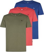 Petrol Industries Heren T-shirts 3-Pack - Ronde Hals - Korte Mouw - Katoen - Regular Fit - Multipack van 3 stuks - - Maat XL