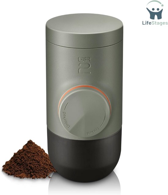 Draagbare Espressomachine, 3 in 1 20bar USB-autolader Capsule-koffiezetapparaat, Draadloze Verwarming, voor Gemalen Koffie, NES-capsule, DG-capsule