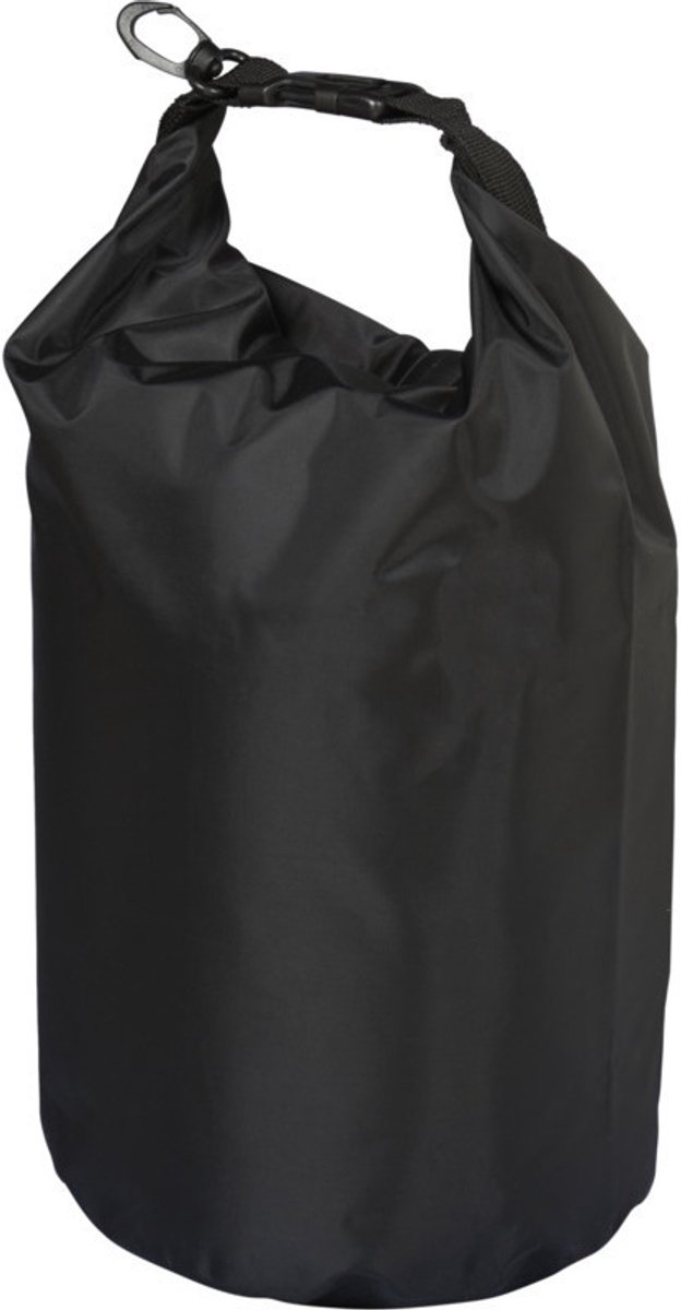 Waterdichte duffel bag/plunjezak/dry bag - 10 liter - zwart - reistassen - 20 x 45 cm - boot tas