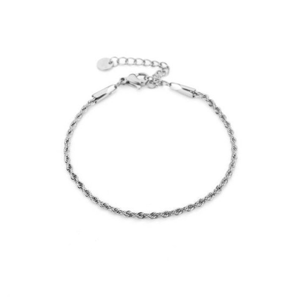 Michelle Bijou - Gedraaide Armband - Zilver