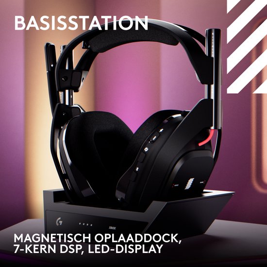 Logitech G Astro A50 Lightspeed - Draadloze Gaming Headset - PlayStation, PC, Nintendo Switch, Xbox - Zwart