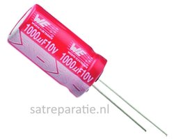 1000μF 16V dc, Wurth Elektronik Aluminium Electrolytic Capacitor Radial, Through Hole