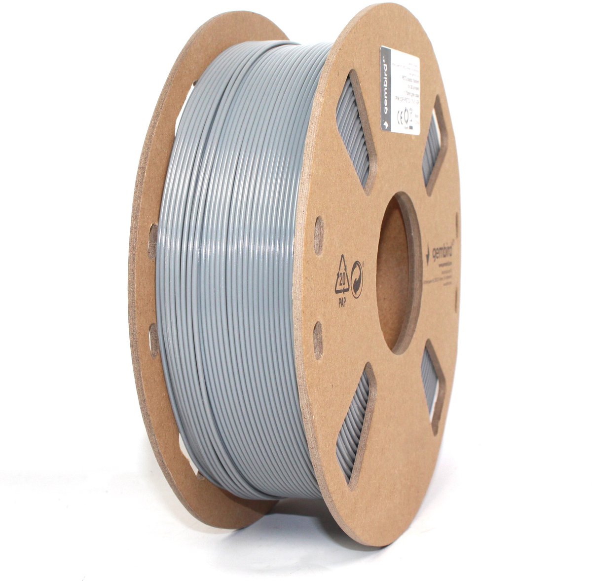 PETG Grijs 1.75 mm, 1 kg.