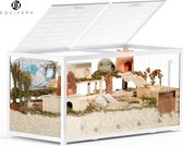 Equivera Hamsterkooi - Hamster - Hamster Kooi - Kooi voor Hamster - Hamster Huisje - Hamsterhuisje