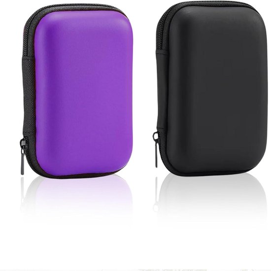 Qichan 2 Stück Spielkarten Box für UNO, 15 x 10cm Spielkarten Etui