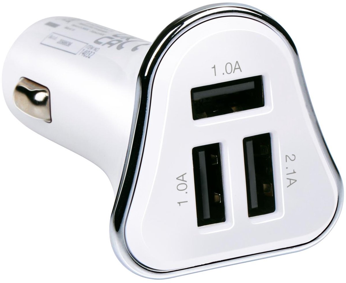 Grundig Auto Oplader 12-24V – 3x USB-A Autolader – tot 4.1A Uitgang – USB Lader voor Telefoon en Tablet – Compacte Oplader voor Auto en Vrachtwagen – Universeel Gebruik