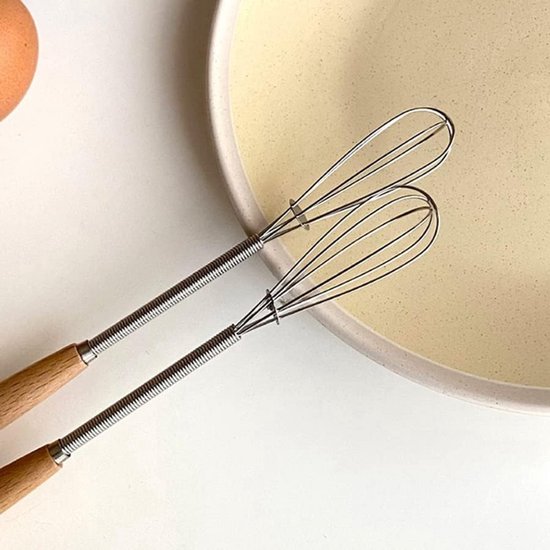 Fackelmann garde 26 cm, keuken garde en klopper van roestvrij staal en met stabiele draden, de robuuste eierklopper is vaatwasmachinebestendig en de perfecte keukengerei (Kleur: zilver), Aantal: 1