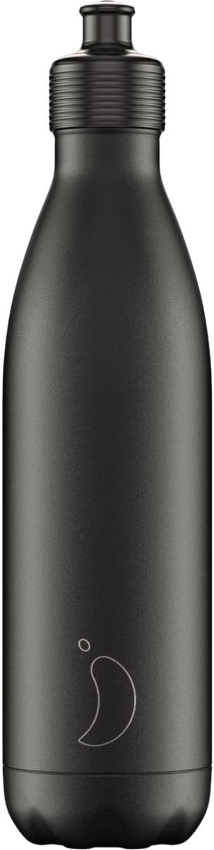 Chilly's Original - Drinkfles - Thermosfles - 750ml - All black