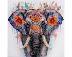 Abris Art Kralen Borduurpakket Secrets of the East - 20x20 cm - 17 kleuren