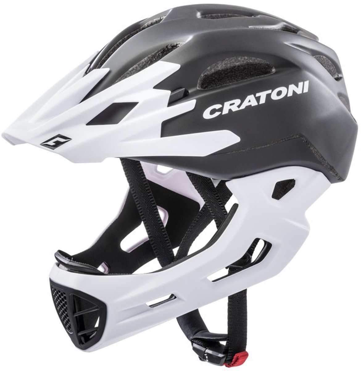 Helm Cratoni C-Maniac black-white matt L-XL