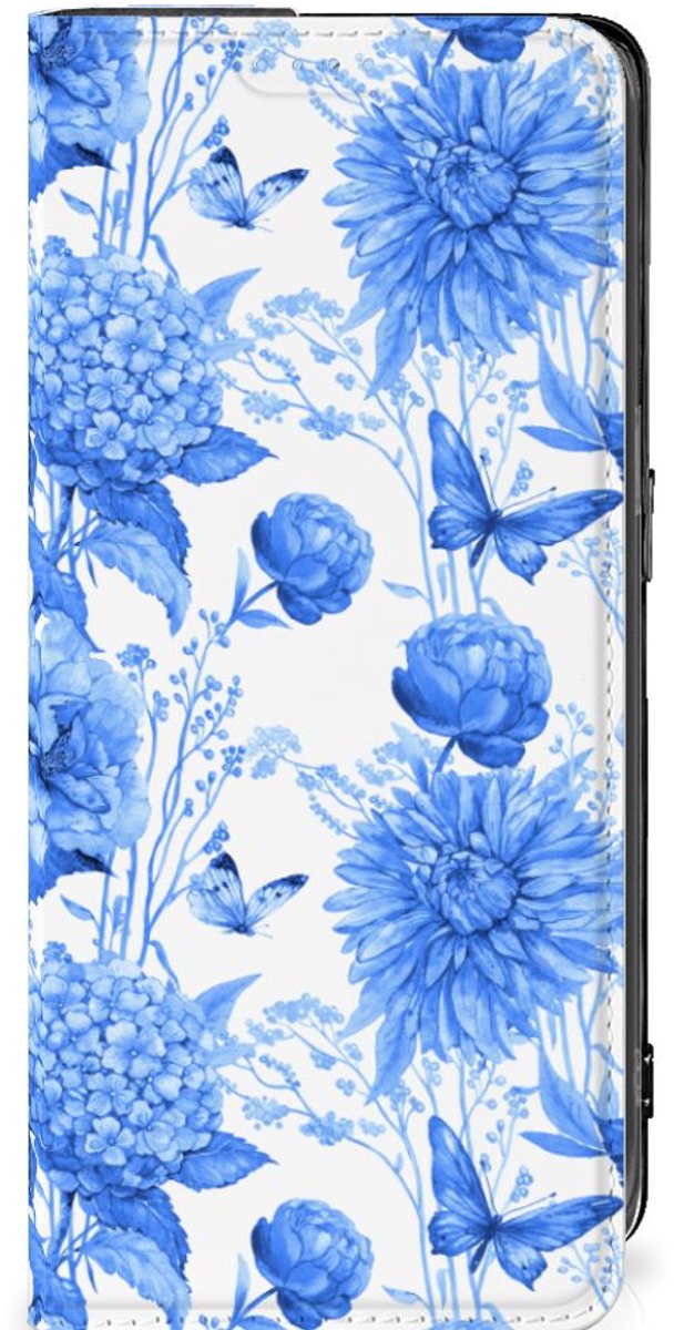 Smart Cover voor OPPO Reno8 Pro Flowers Blue