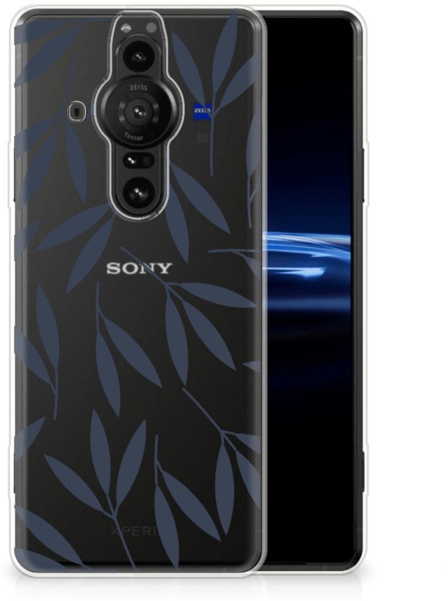 Sony Xperia Pro-I TPU Case Leaves Blue