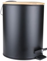 Zwarte pedaalemmer 5 liter kopen? Slim gekozen! Bij