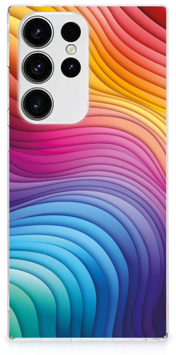 TPU Hoesje voor Samsung Galaxy S23 Ultra Regenboog