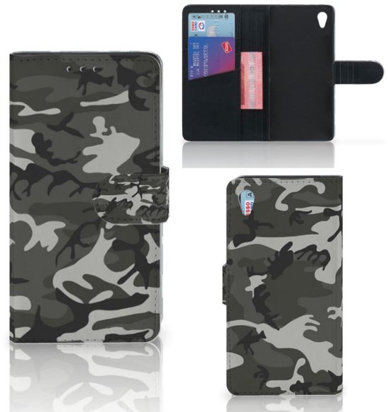 Protection Housse Sony Xperia Z3 Portefeuille Camouflage