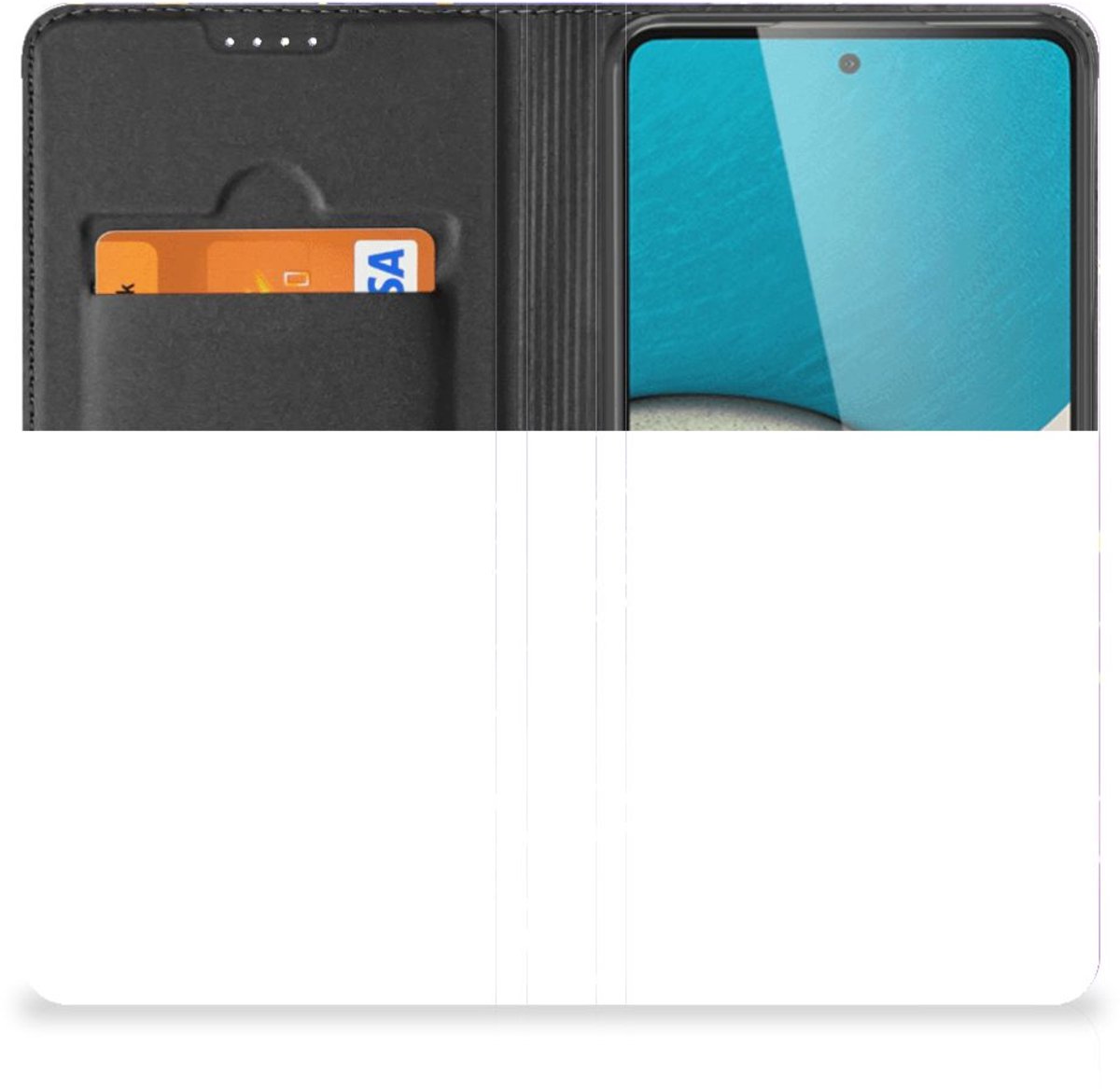 Bookcase voor Samsung Galaxy A53 Watercolor Paars
