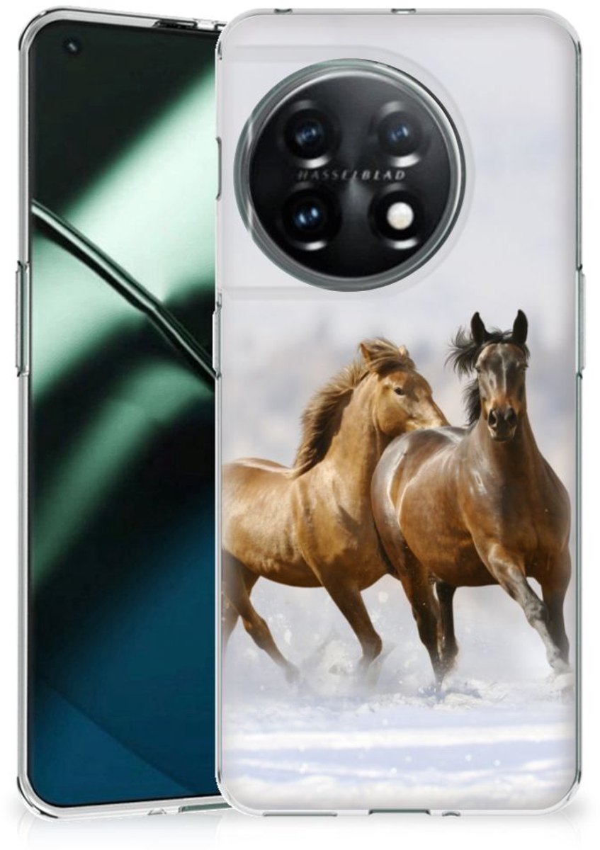OnePlus 11 TPU Hoesje Paarden